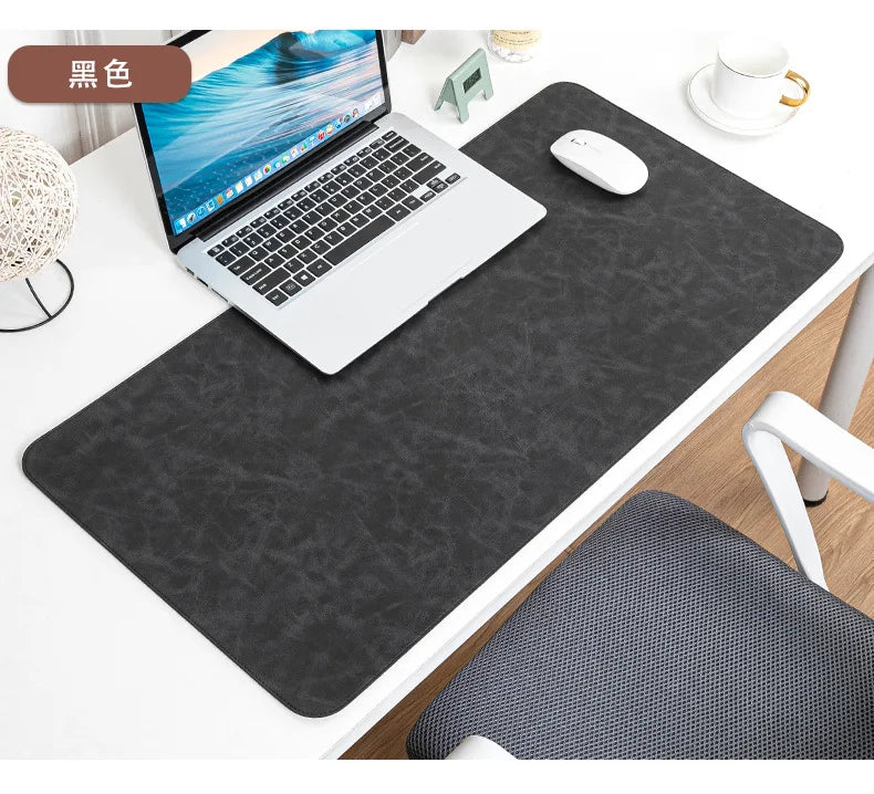 Waterproof Leather Desk Mat for Computer, Non-Slip and Easy to Clean