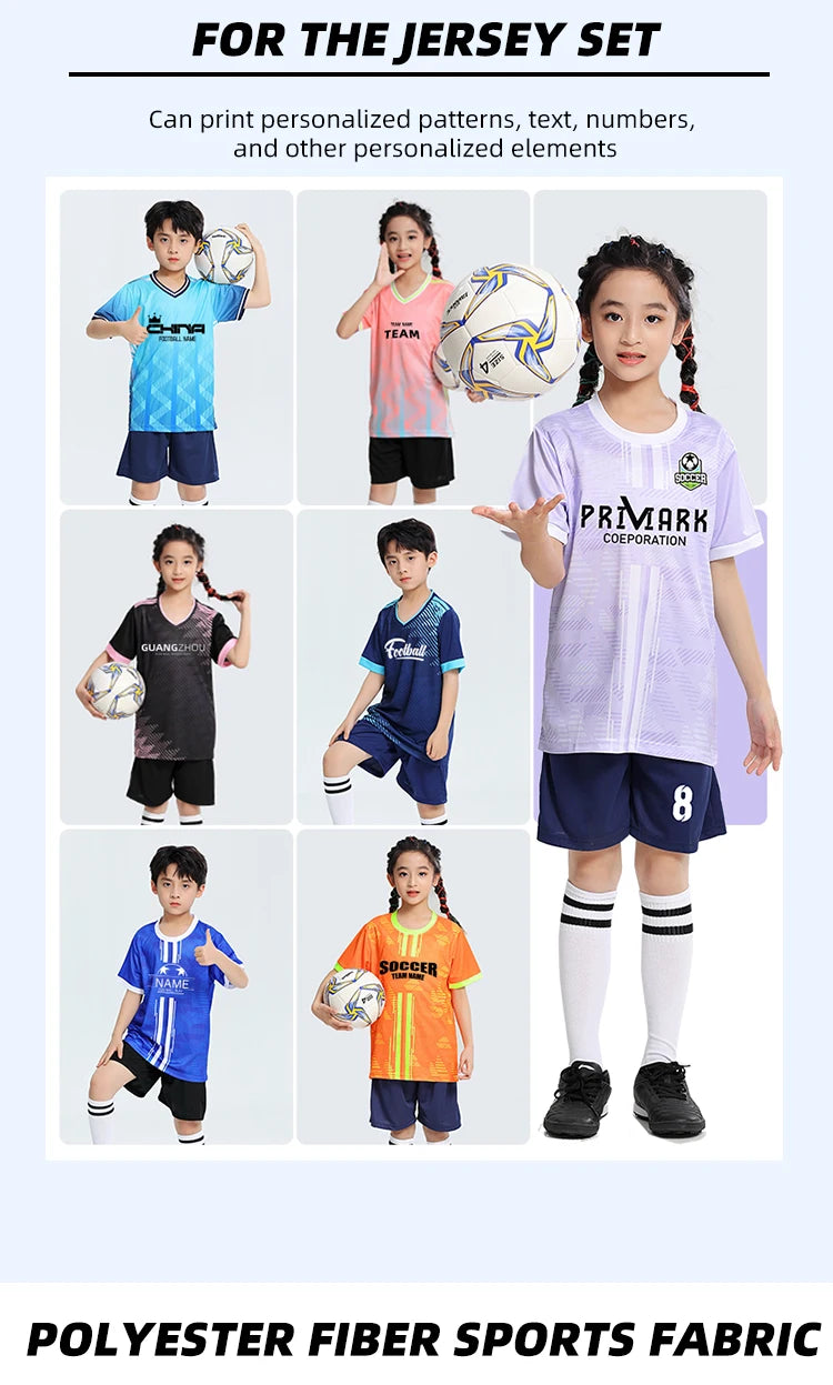 Football Jerseys Soccer Uniforms Adult and Kids Futsal Sportswear Kits Training Tracksuits Athlete Training Clothing customized - Buy online at  Vibe In Cart.
