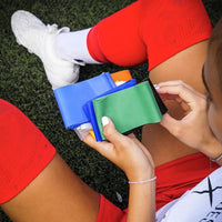 Loogdeel 1 Pair Soccer Shin Guard Strap Silicones Shin Pad Holder Practical Shin Pad Banding For Football Running Cycling Sports - Buy online at  Vibe In Cart.