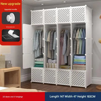 Modern Wooden Wardrobe with Shelves for Jewelry and Makeup