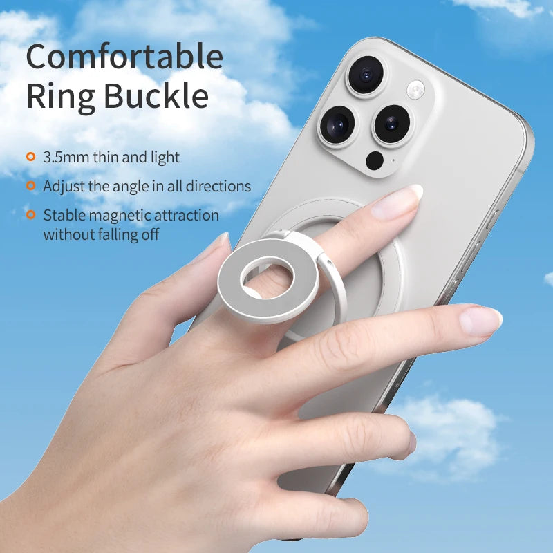 Universal Double Sided Magnetic Ring Phone Holder and Stand