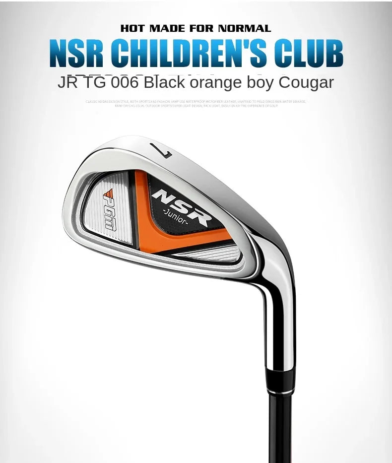 Children's Right Handed Golf Clubs Set with Bag and Headcover for Kids 95-155cm