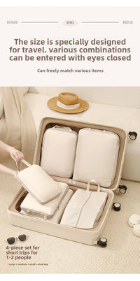 Travel Compression Packing Cubes 4-Piece Set Waterproof