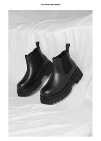 Men's Versatile Casual British Style Heightening Chelsea Boots, Paired with Trendy and Simple Ankle Boots for Outerwear. - Buy online at  Vibe In Cart.