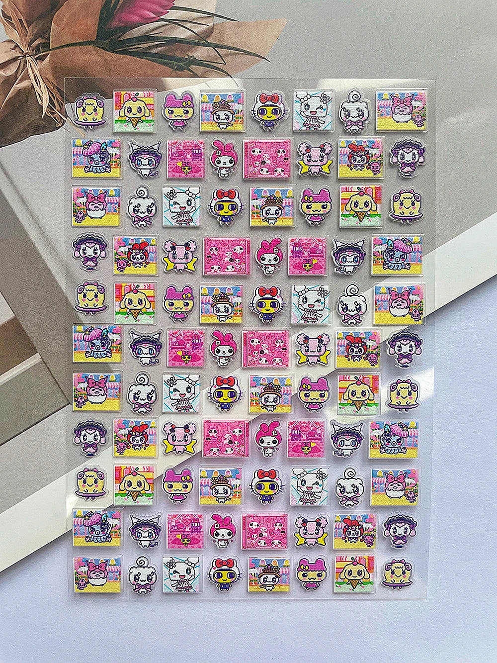 Waterproof Self-Adhesive PVC Cartoon Stickers for Luggage Tags