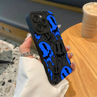 Shockproof Silicone Phone Case with Smile Face Pattern
