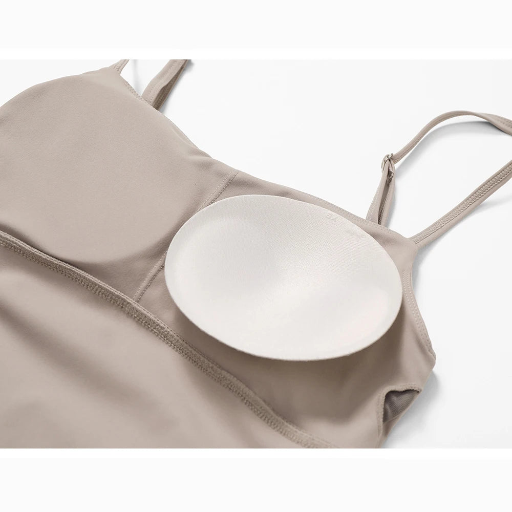 Women's summer tennis skirt built-in shorts and bra sleeveless backless workout sports golf dress  tennis dress for fitness