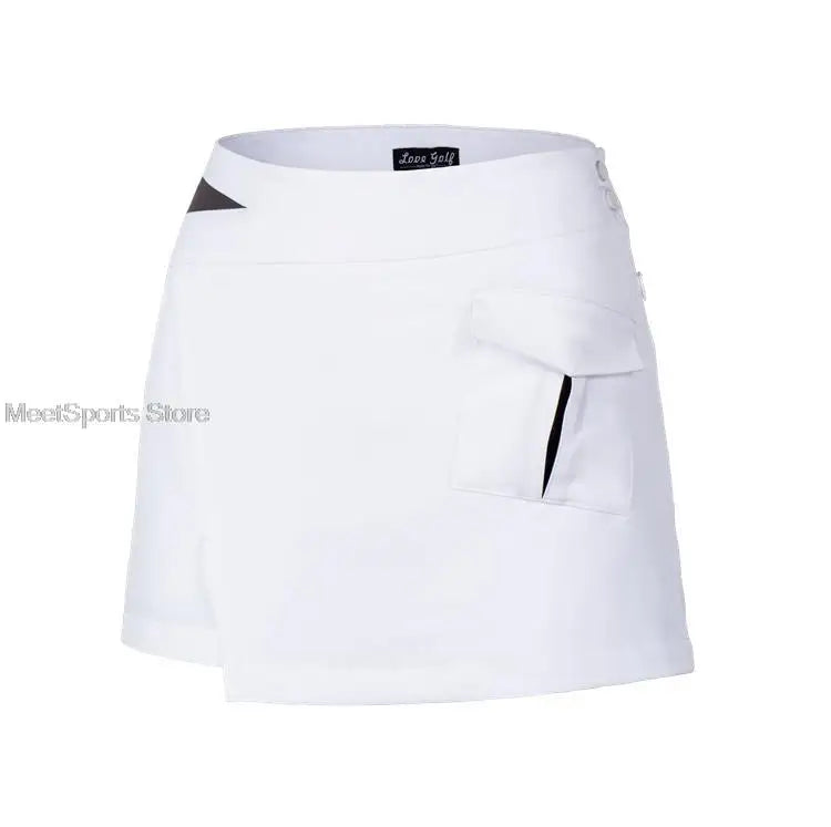 Love Golf Skirt Ladies Quick-Drying Slim Shorts Korea High Waist Golf Women's Skirts Irregular Leisure Skort Female Sports Wear