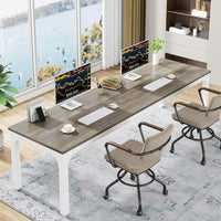 78.7 Inches Extra Long Computer Desk 2 Person Desk, Double Long Desk, Workstaion for Home Office - Buy online at  Vibe In Cart.