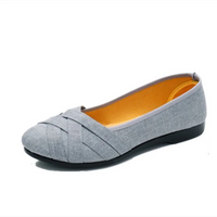 Zapatos De Mujer Women Fashion Plus Size Hollow Out Breathable Slip on Flat Shoes Lady Casual Grey Comfort Loafers & Flats A93 - Buy online at  Vibe In Cart.