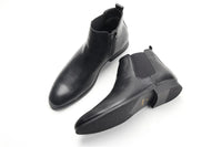 Men's Soft Leather Chelsea Ankle Boots with Zip, Sizes 7-13