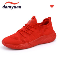 Men's Casual Sneakers Breathable Lace-Up Anti-Slip Shoes Size 39-50