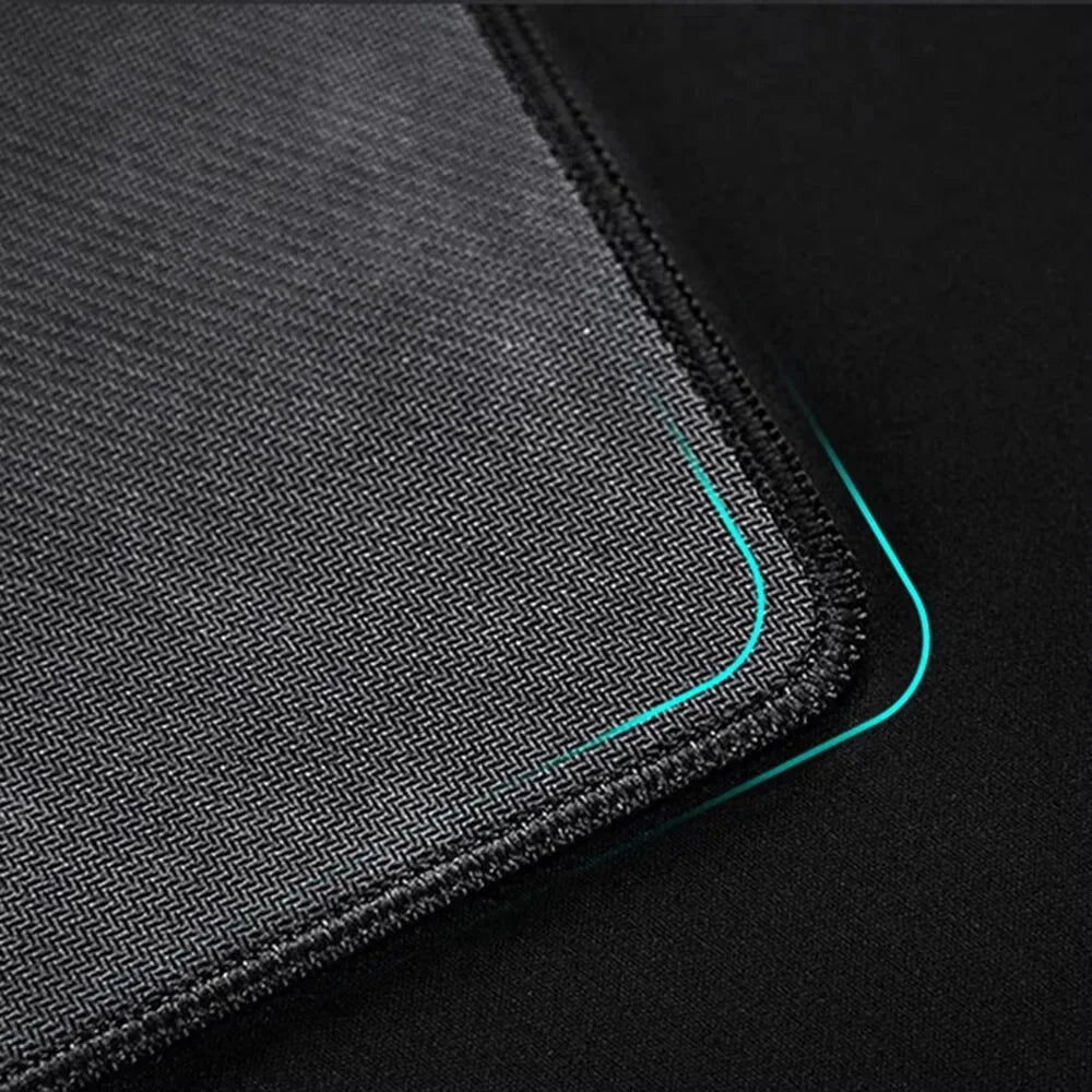 XXL Gray Rubber Mouse Pad With Stitched Edges For Gaming