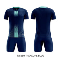 Unisex Soccer Uniform Jersey and Shorts Set for Futsal Training