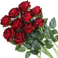 1/3/5/10/20pcs Roses Artificial Flowers Rose Flower Branch Artificial Red Roses Realistic Fake Rose for Wedding Home Decor - Buy online at  Vibe In Cart.