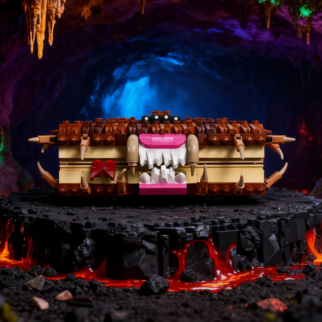 Chomping Monster Book of Monsters Building Blocks Sets 76449 Compatible With Legoed Particles Suitable For Christmas Gifts