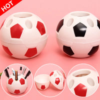 Soccer Shape Tool Home Decoration Student Gifts Supplies Pen Pencil Holder Football Shape Toothbrush Holder Desktop Rack Table - Buy online at  Vibe In Cart.