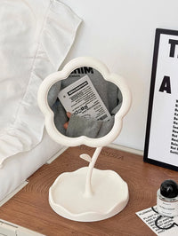 Cute Sunflower Rotatable Desktop Makeup Mirror Portable Cosmetic Vanity Mirror for Women Girls Dorm Room Gift - Buy online at  Vibe In Cart.