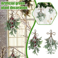 Christmas Pendant Artificial Mistletoe Winter Household Decoration Plant Party Garden Arrangement Artificial Plants Ornament ﻿ - Buy online at  Vibe In Cart.