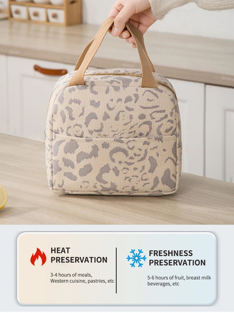 Insulated Oxford Fabric Lunch and Picnic Bag, 1 Pack