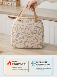 Insulated Oxford Fabric Lunch and Picnic Bag, 1 Pack