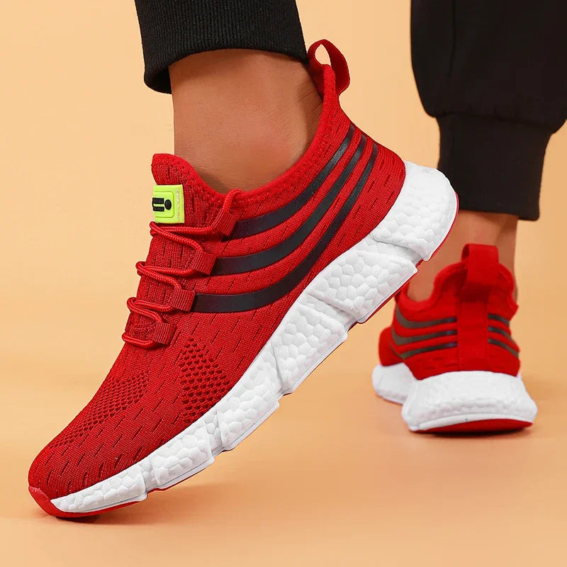 Comfortable Men's Running Shoes Summer Mesh Breathable Lightweight Outdoor Tennis Shoes Fashionable Versatile Balanced Sneakers - Buy online at  Vibe In Cart.