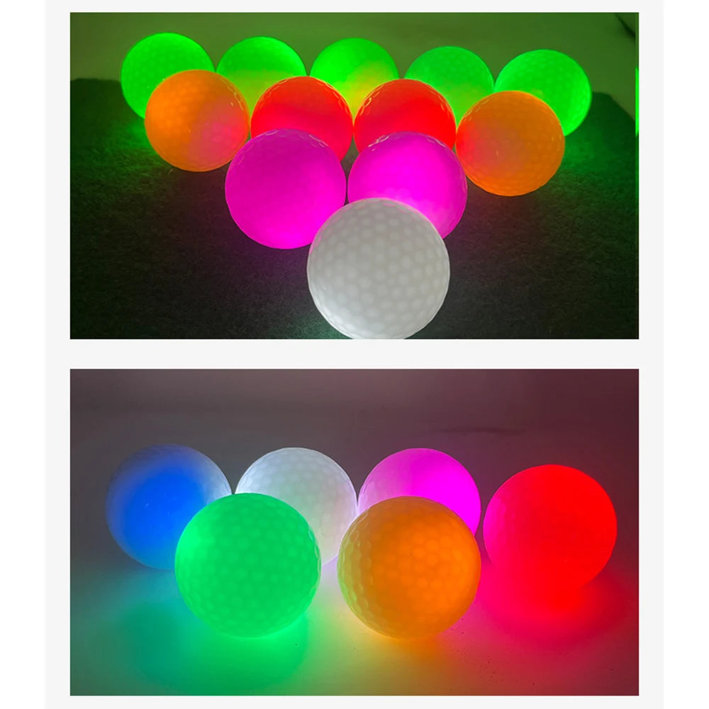 Glow Golf Balls for Night Sports,Luminous Golf LED Ball Glowing in The Dark,Long Lasting Bright Luminous Balls - Buy online at  Vibe In Cart.
