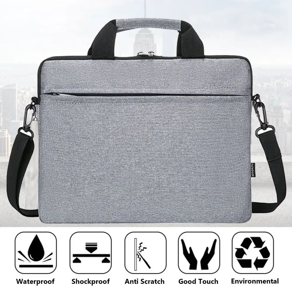 Polyester Laptop Sleeve Case With Zipper For 13.3 To 15.6 Inch Laptops