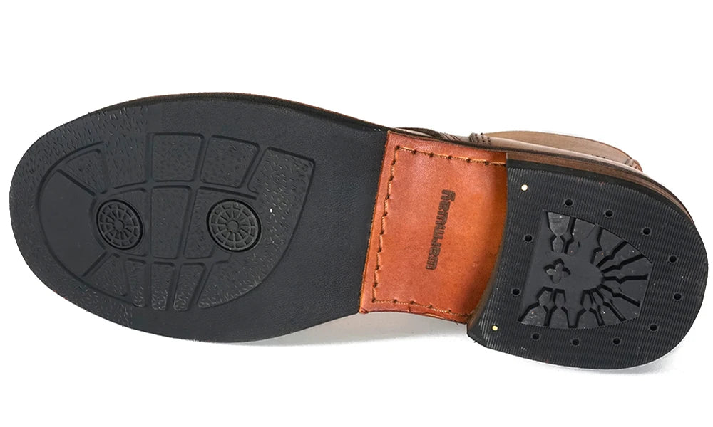 2024 Luxury Classy Handmade Precision Stitch Wear-Resistant Casual Boots Men Genuine Leather Shoes Combat Boots - Buy online at  Vibe In Cart.