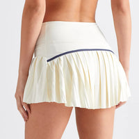 Women's High Waist Pleated Tennis Skirt with Inner Lining