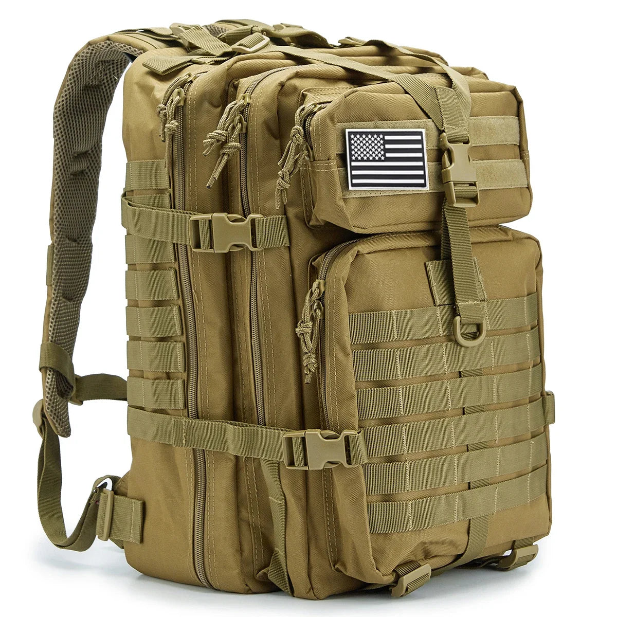 45L Polyester Tactical Backpack with Molle for Outdoor Use