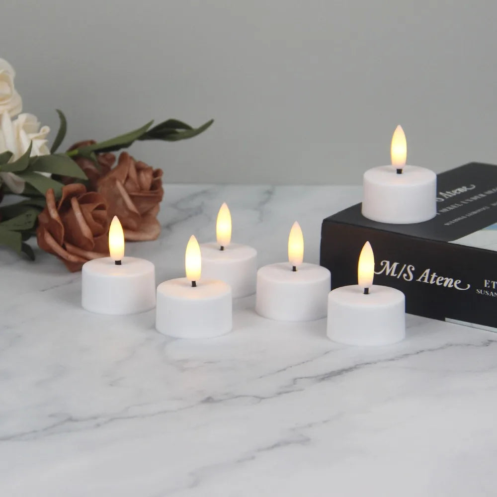 4-12Pcs LED Flameless Candle Light Battery Operated LED Creative Candles Tea Lights Halloween Christmas Party Decor Candle Light - Buy online at  Vibe In Cart.