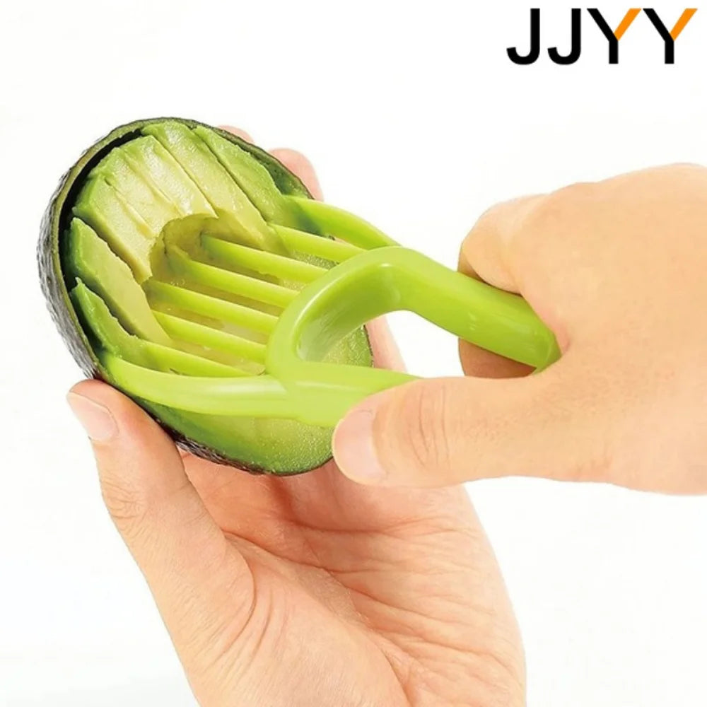 JJYY 3 In 1 Avocado Slicer Shea Corer Butter Fruit Peeler Cutter Pulp Separator Plastic Knife Kitchen Vegetable Tools - Buy online at  Vibe In Cart.