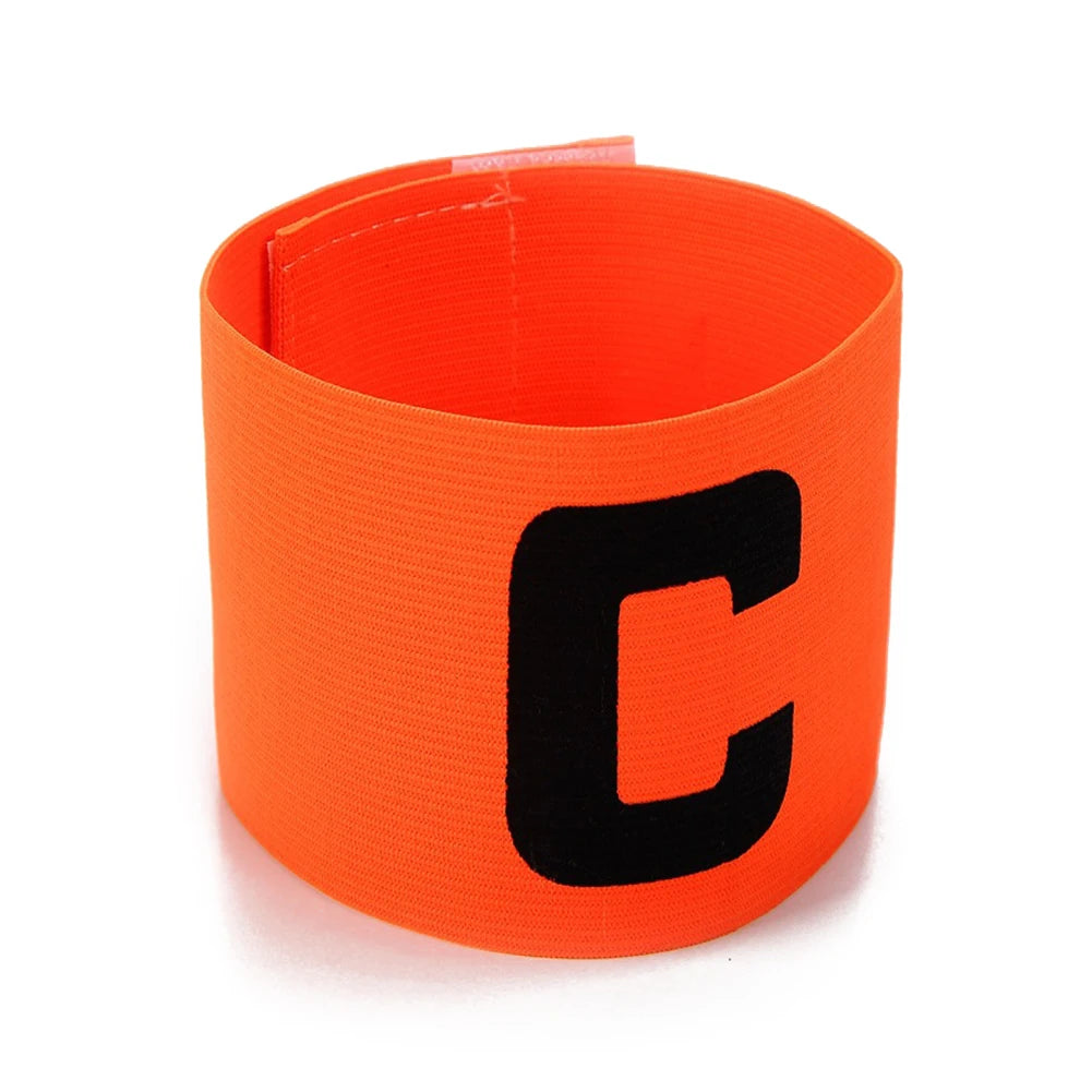 Adjustable Stripe Football Captain's Armband in Polyester for Kids and Adults