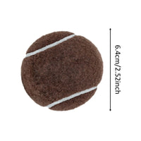 6Pcs Tennis Balls Practicing Pet Dog Tennis Balls Training Balls for Games Playing with Dogs Indoor Tennis Enthusiasts Sports - Buy online at  Vibe In Cart.