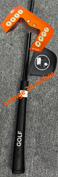 Right-Handed Golf Putter with Steel Shaft, Black, 33-35 Inches