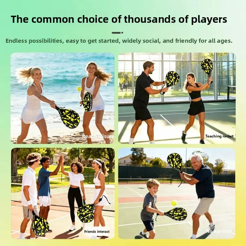 Padel Tennis Rackets beach tennis racket EVA Memory Flex Foam Core  Lightweight Outdoor Sports Men and Women Racket - Buy online at  Vibe In Cart.