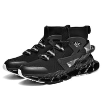 Men's Breathable Lace-Up Walking and Running Shoes
