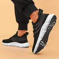 Comfortable Men's Running Shoes Summer Mesh Breathable Lightweight Outdoor Tennis Shoes Fashionable Versatile Balanced Sneakers - Buy online at  Vibe In Cart.
