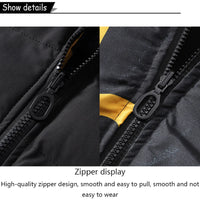 Winter Men Outdoor Windbreak Brand Removable Hooded Jacket Men Windbreak Thick Warm Casual Fashion Parka Jacket Coat Male Hots - Buy online at  Vibe In Cart.