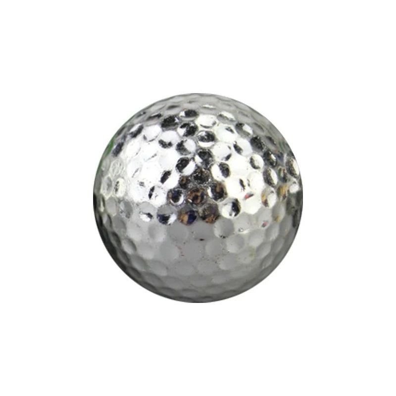 Golf Plated Balls Double Layer Competition Balls Gold Plated Balls Gift Balls Gold Plated Silver Plated Blue Plated Powder Balls - Buy online at  Vibe In Cart.