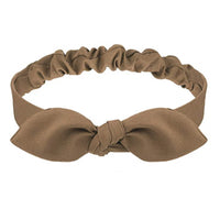 Women's Geometric Acrylic Elastic Headbands with Cross Knot