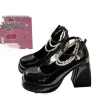 French Style Women's High Heels Spring Versatile Barbie Shoes Waterproof Platform Fairy Style round Toe Mid Heel Single Shoes - Buy online at  Vibe In Cart.