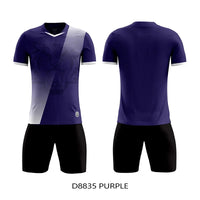 Unisex Soccer Uniform Jersey and Shorts Set for Futsal Training