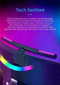 Monitor Light Bar Straight/Curved with RGB Backlight Computer Screen Lamp Eye Caring Touch Atmosphere Lights For Gaming Room - Buy online at  Vibe In Cart.