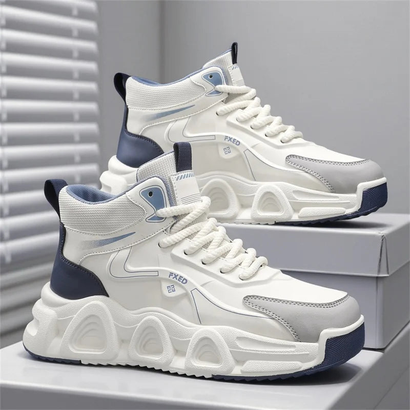 Men's Ankle Snow Boots with Lace-Up Closure