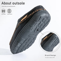 Pmoiste Soft Faux Suede House Slippers Men Comfortable Warm Cushion Designer Mark Line Living Room Shoes Slip-on Winter Indoor - Buy online at  Vibe In Cart.