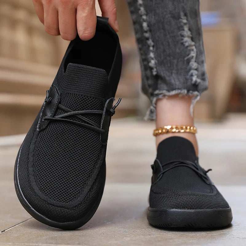 Women's Wide Footed Mesh Loafers Minimalist Fashionable Khaki Style Shoes Breathable Slip on  Barefoot Sneakers Design for Women - Buy online at  Vibe In Cart.