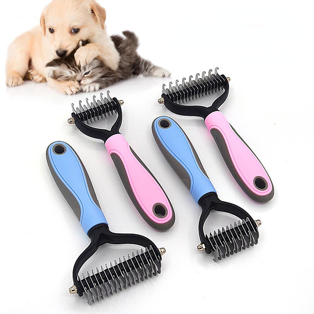 Professional Pet Deshedding Brush Dog Hair Remover Pet Fur Knot Cutter Puppy Cat Comb Brushes Dogs Grooming Shedding Supplies - Buy online at  Vibe In Cart.