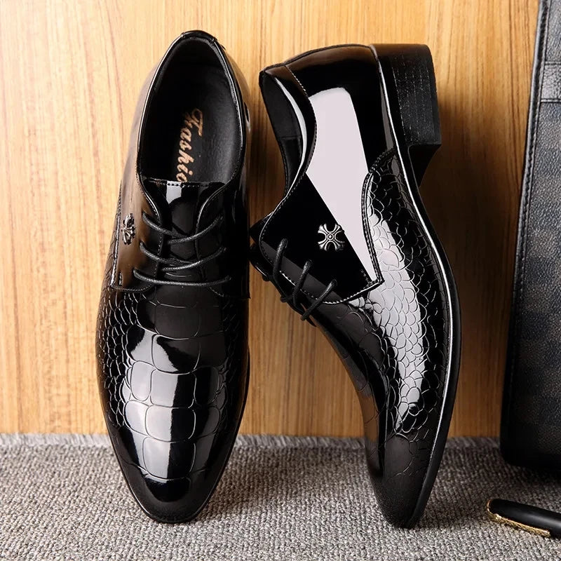 Men's  Leather Shoes Black Soft Leather Soft Bottom Spring And Autumn Best Man Men's Business Formal Wear plus size 38-48 - Buy online at  Vibe In Cart.